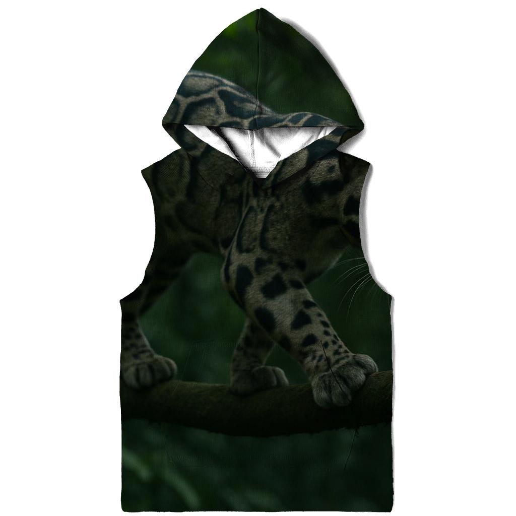 Understory Lantern Clouded Leopard graphic hoodies
