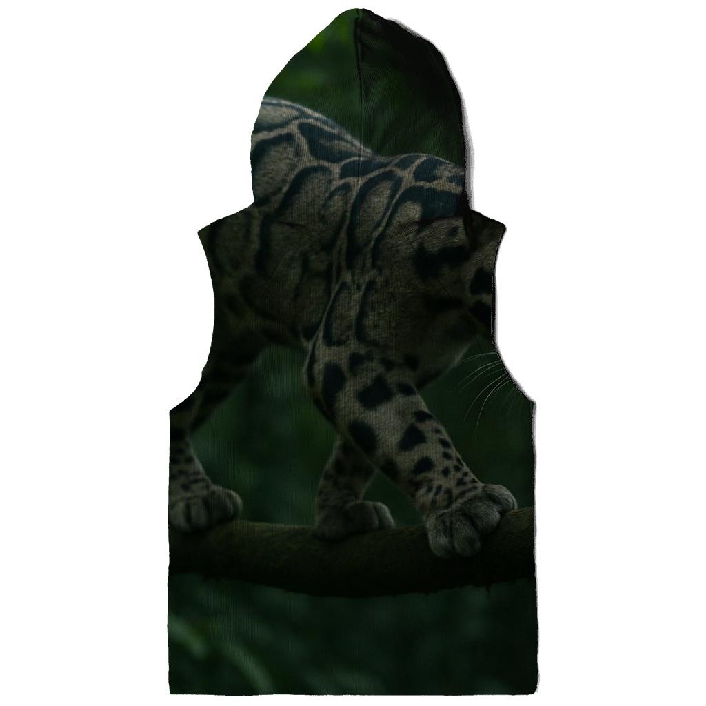 Understory Lantern Clouded Leopard graphic hoodies