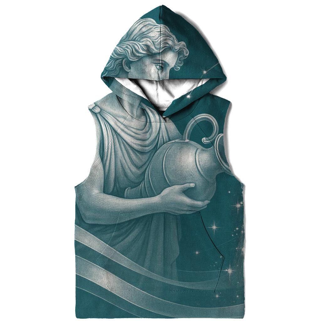 Aquarius Water Bearer Wave Chart premium hoodies