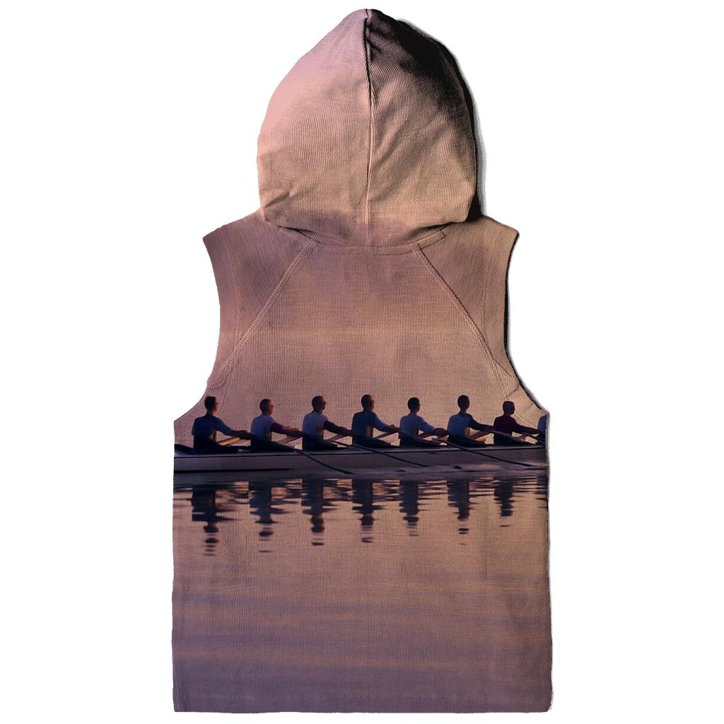 Rowing Harmony At Dawn heavyweight hoodies