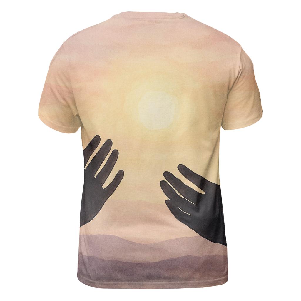 Open Palms Horizon vibrant all-over design tees
