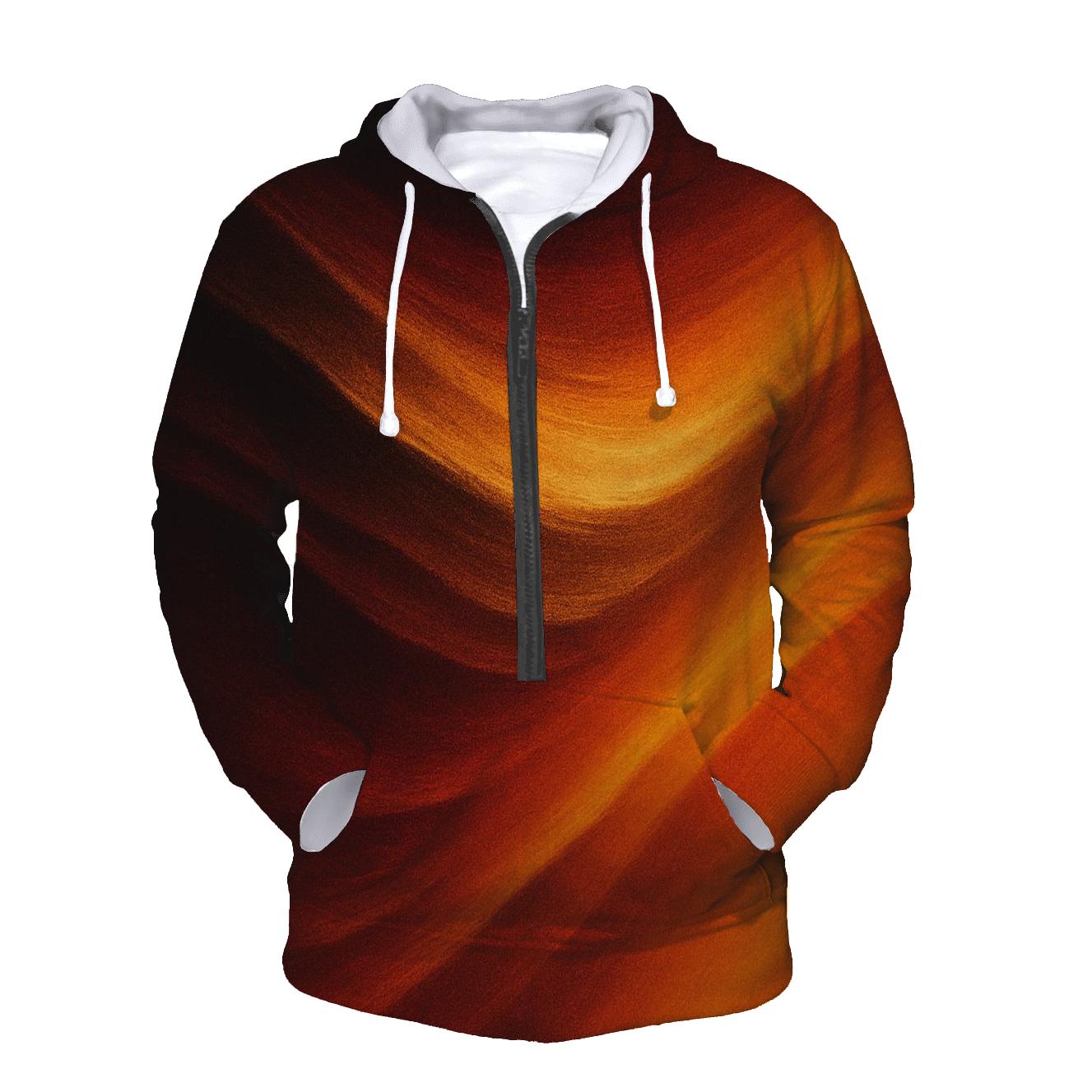 Molten Cascade zip-up hoodies