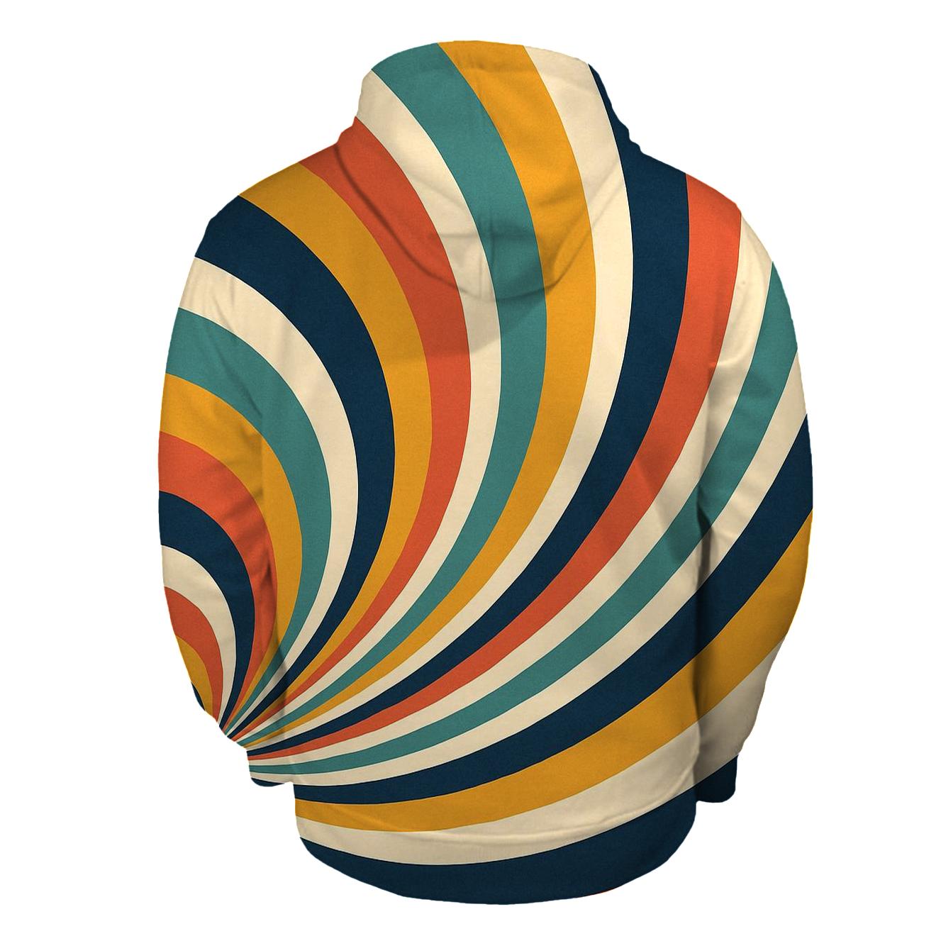 Groove Wave Rainbow premium hoodies