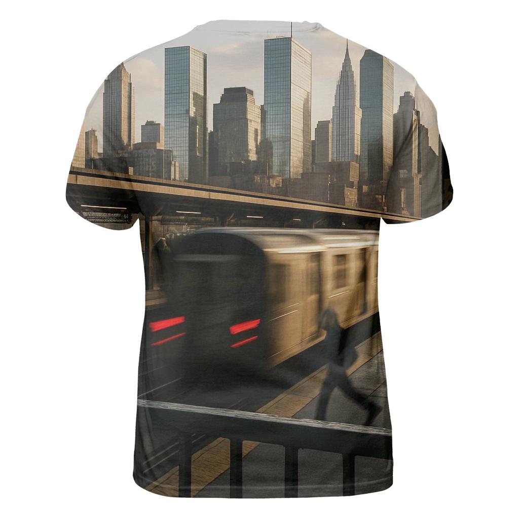 Rush Hour From Elevated Track vibrant all-over design tees
