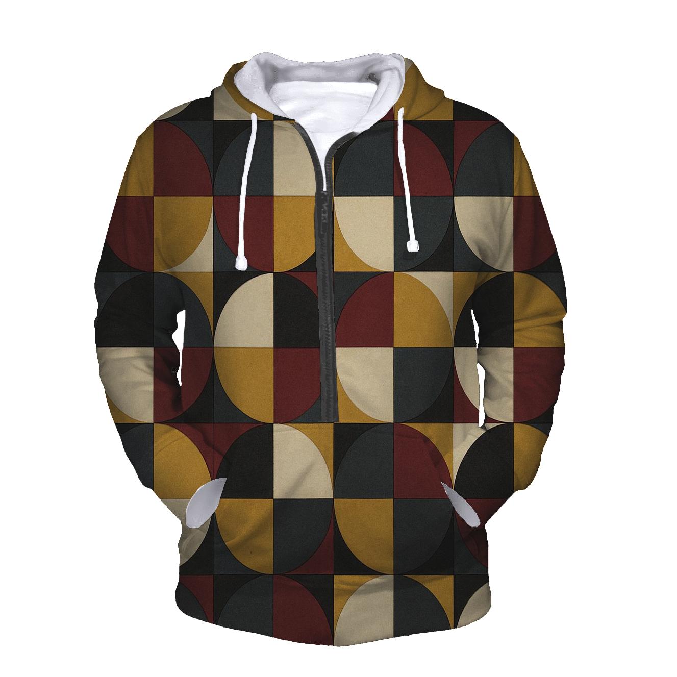 Retro Disco Geometry hoodie designs