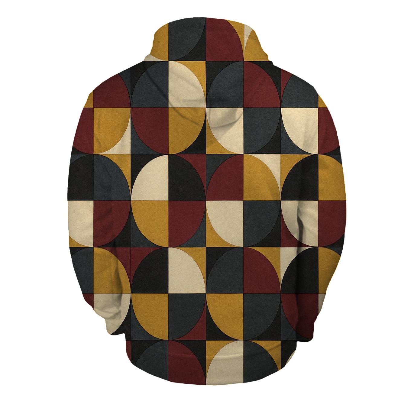 Retro Disco Geometry hoodie designs