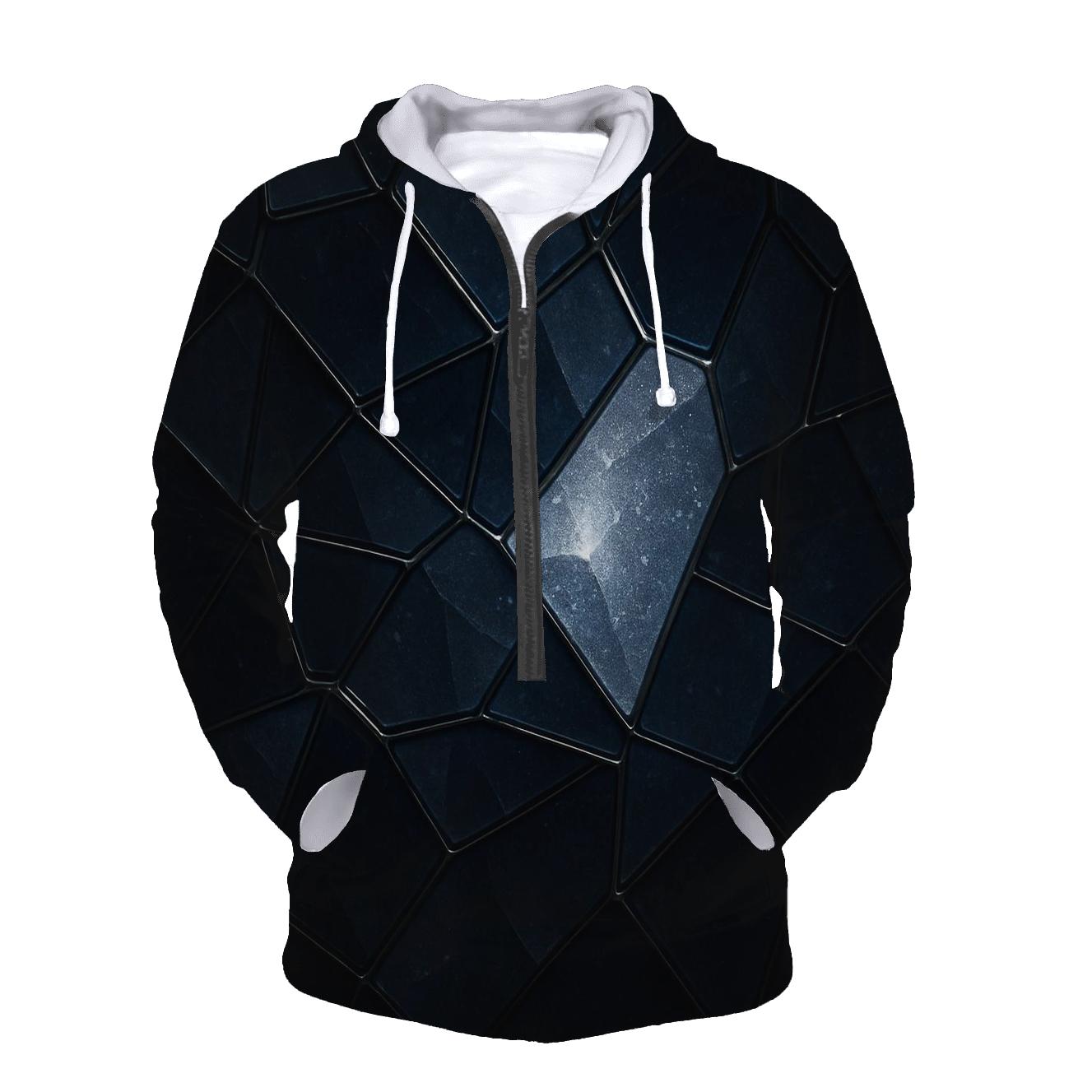 Midnight Mosaic printed hoodies