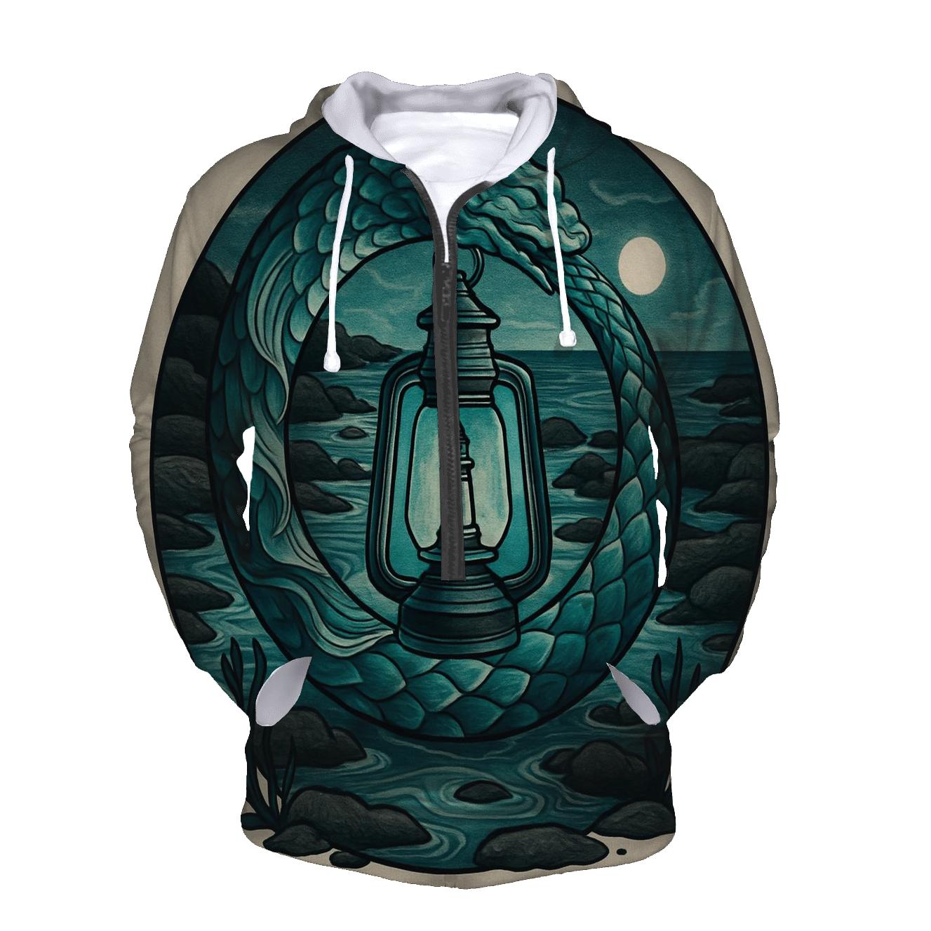 Tide Weaver Ouroboros printed hoodies
