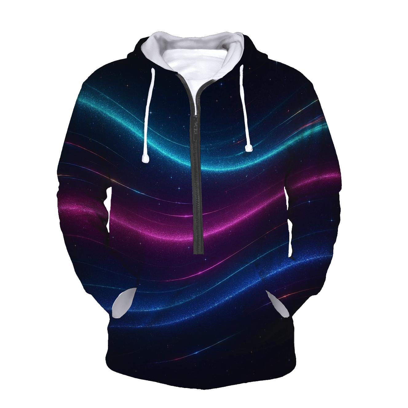 Neon Aurora Veil hoodie trends