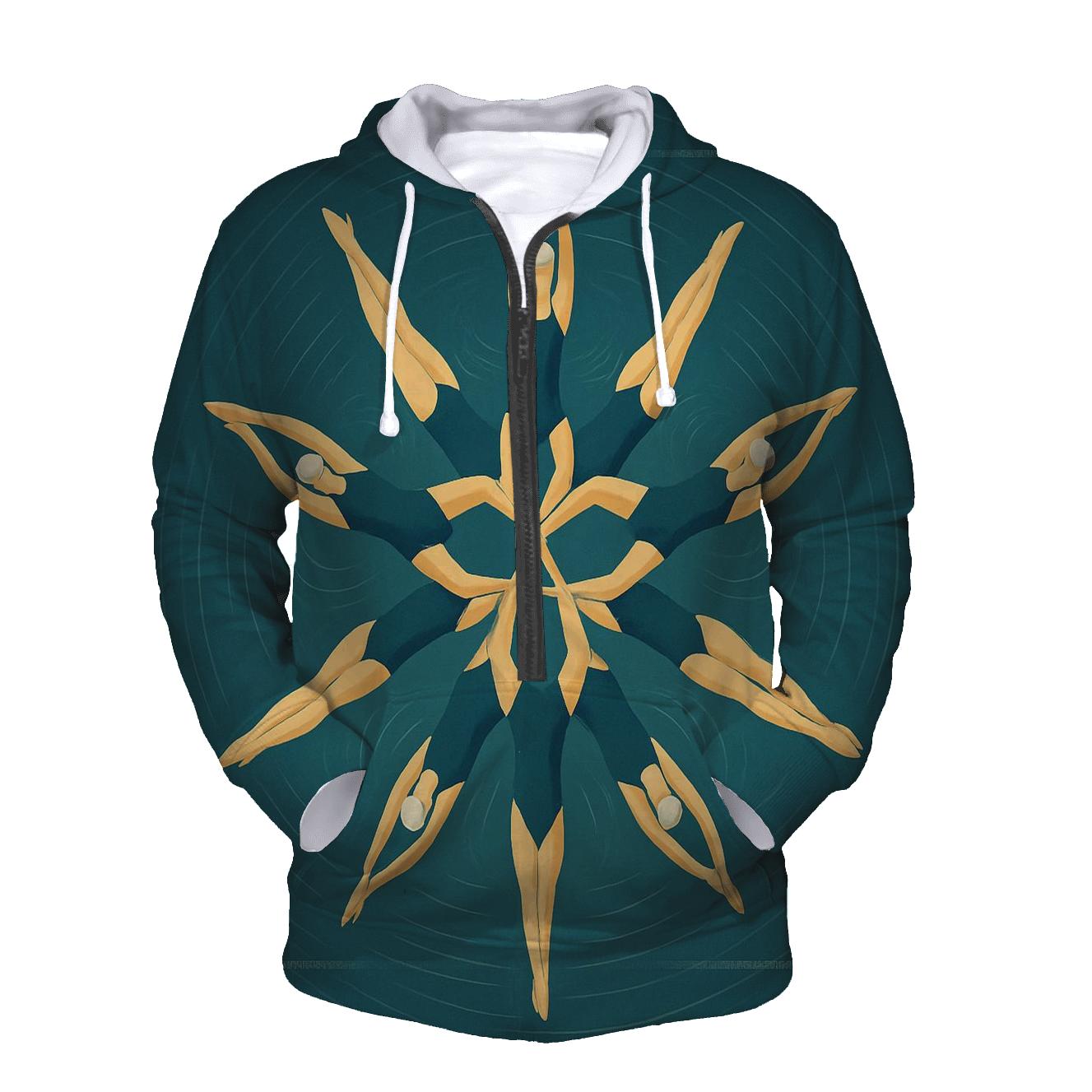 Synchronized Swim Silhouettes custom hoodies