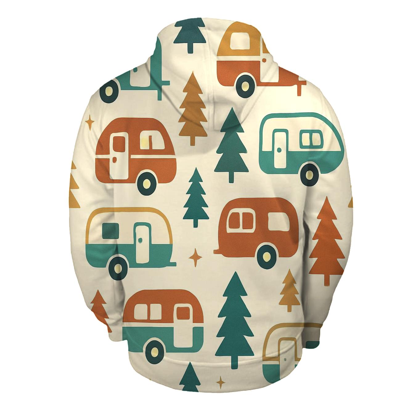 Starlit Camper Pattern custom hoodies