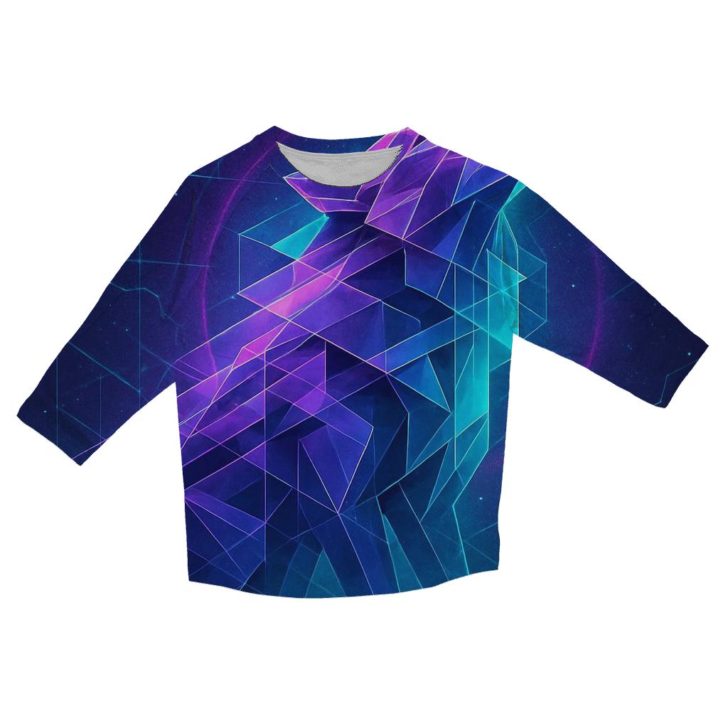 Quantum Howl printed three quarter sleeve shirts