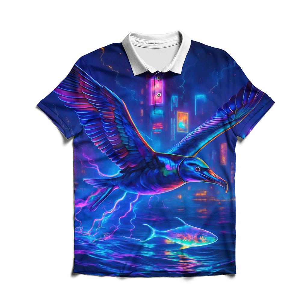 Neon Albatross Voyager premium cotton polo shirts