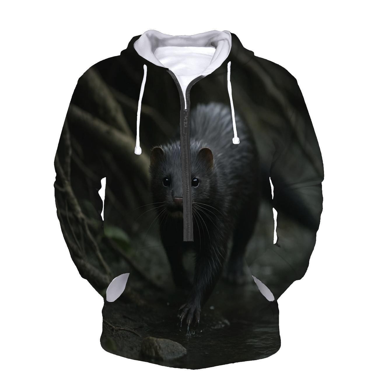 Riparian Hunt American Mink hoodie styles