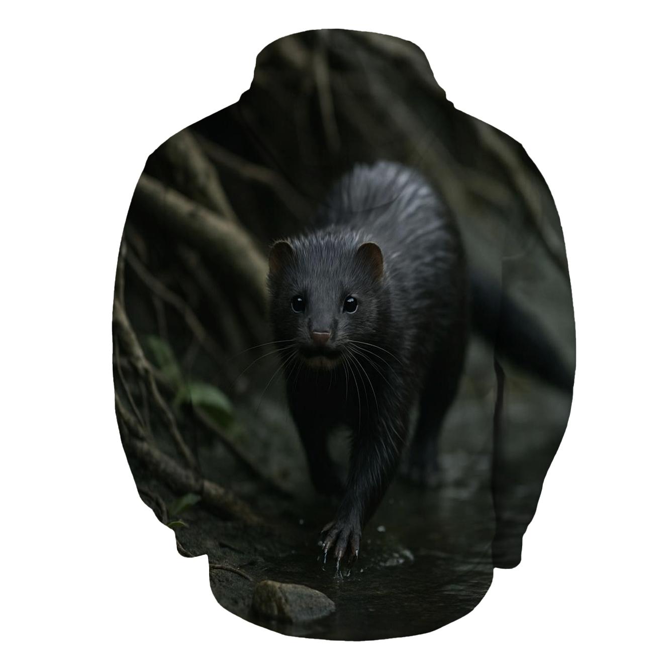 Riparian Hunt American Mink hoodie styles