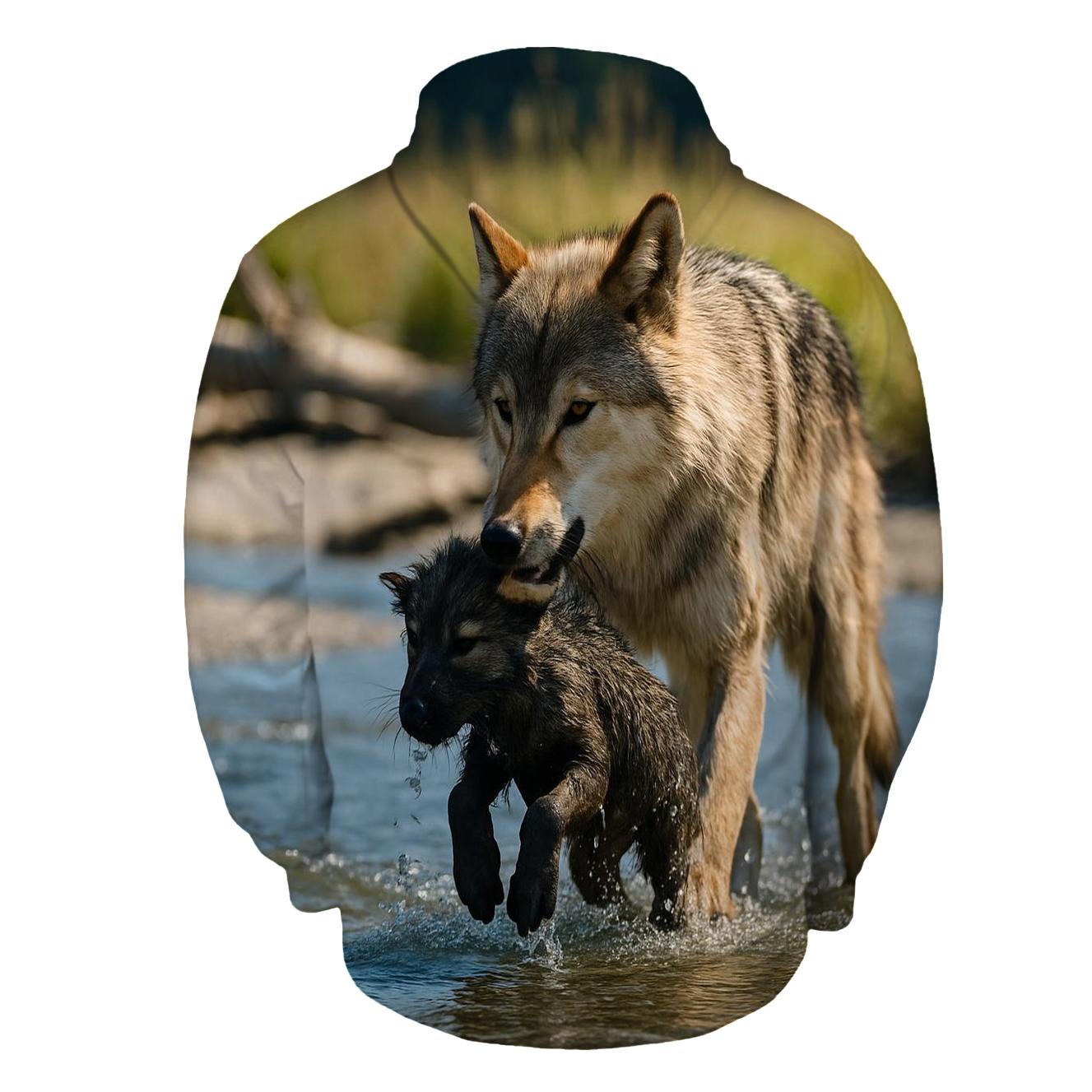 River Delta Pup Rescue printed hoodies