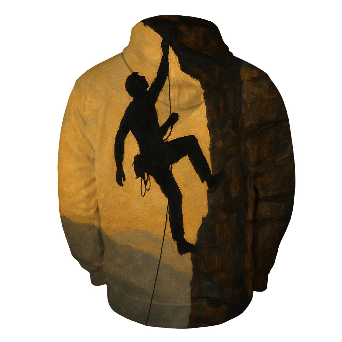 Rock Climb Silhouette Ascent hoodies fashion