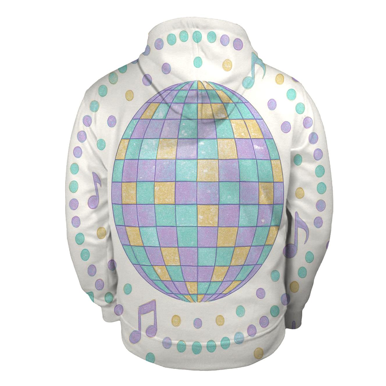 Disco Dot Mosaic premium hoodies