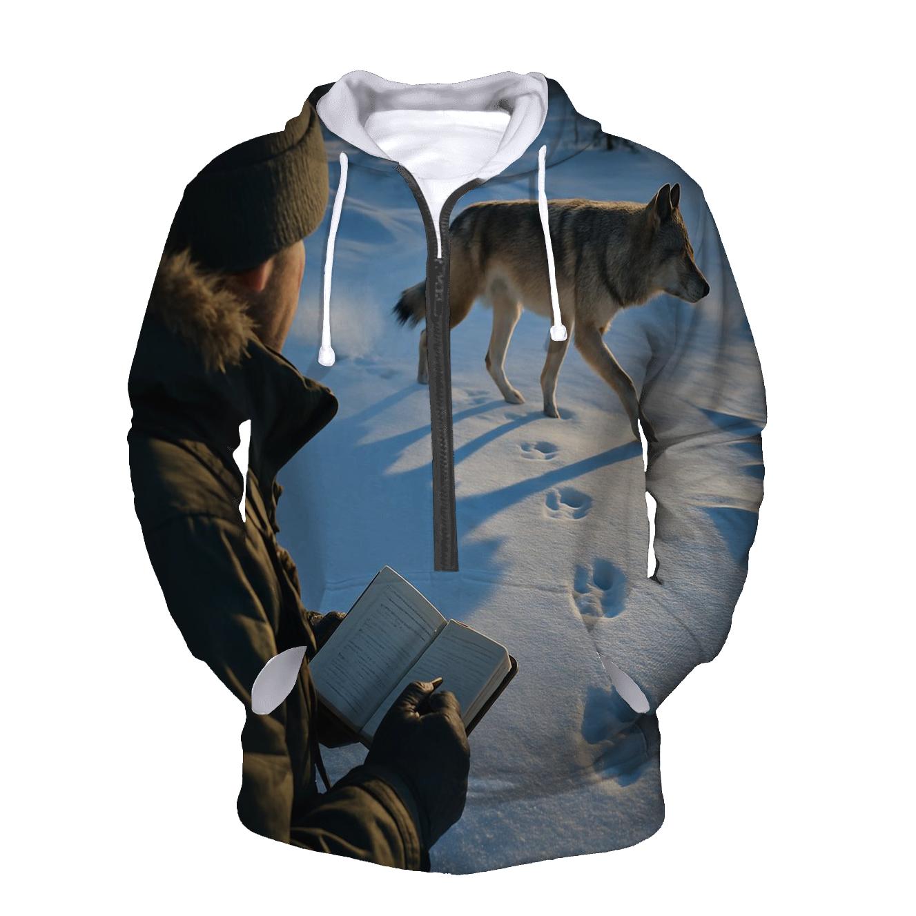 Winter Tracking Study hoodies fashion