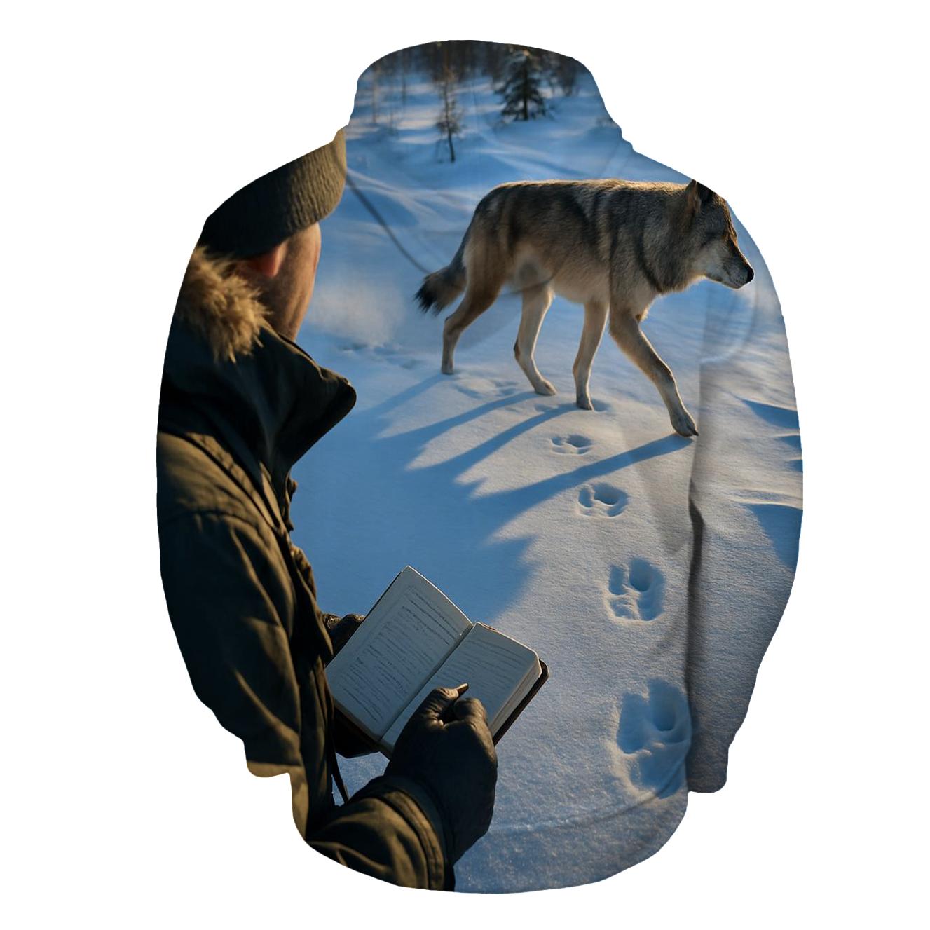 Winter Tracking Study hoodies fashion
