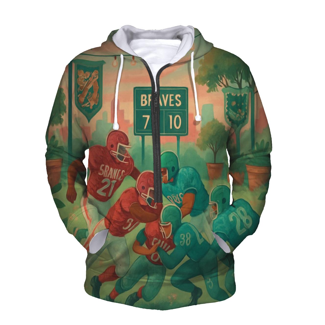 Rooftop Garden Gridiron hoodie styles