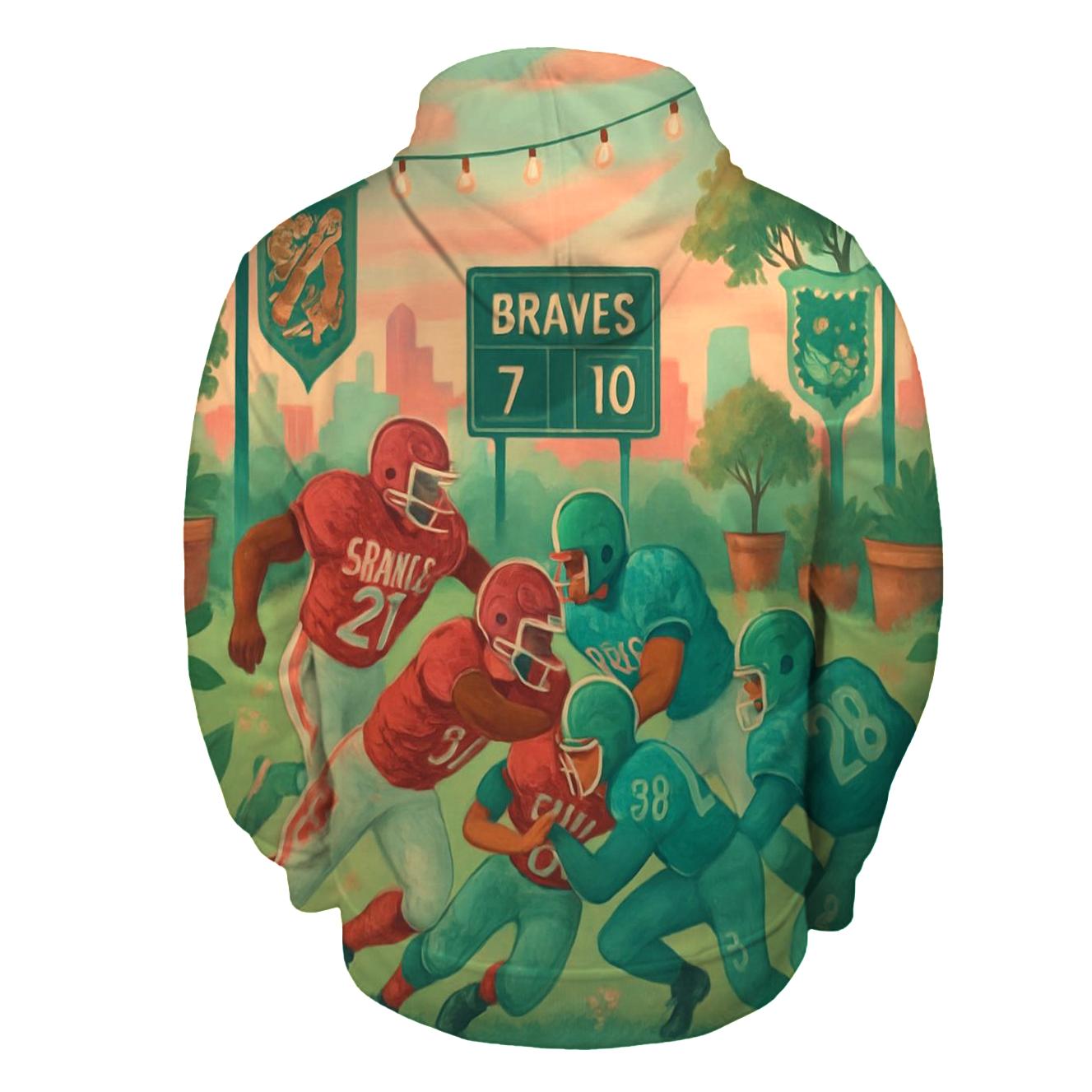 Rooftop Garden Gridiron hoodie styles