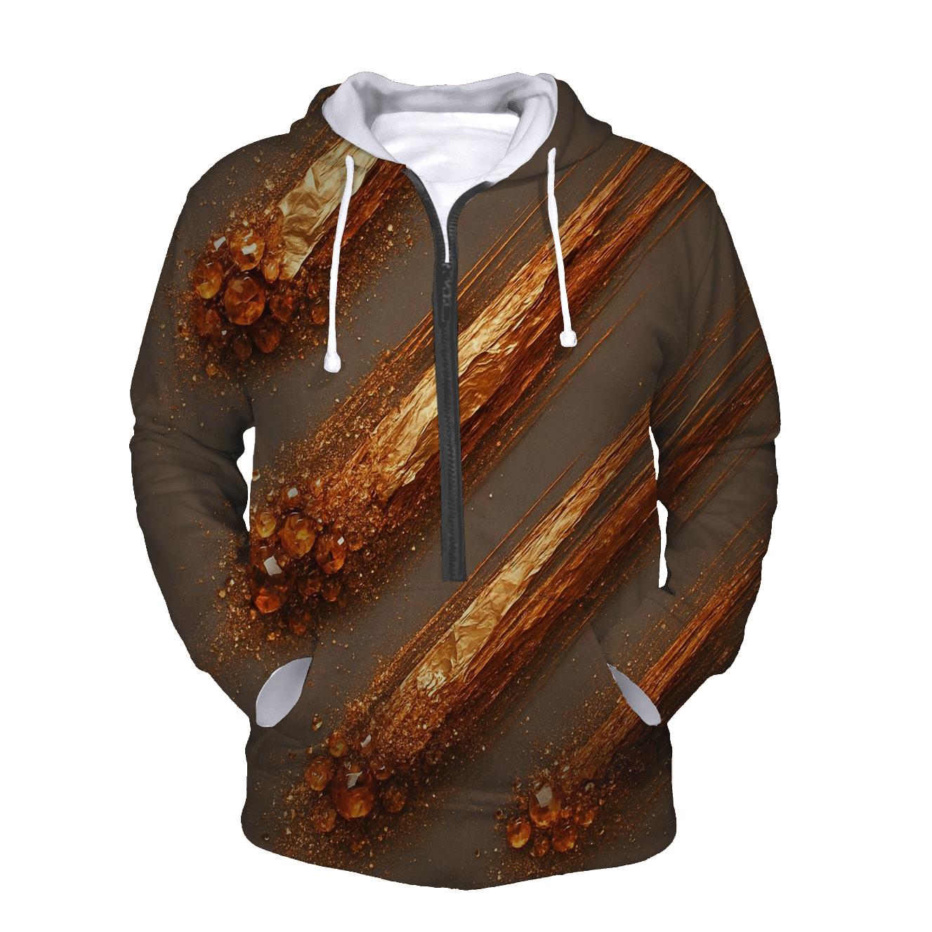 Bronze Meteor Trail lightweight hoodies