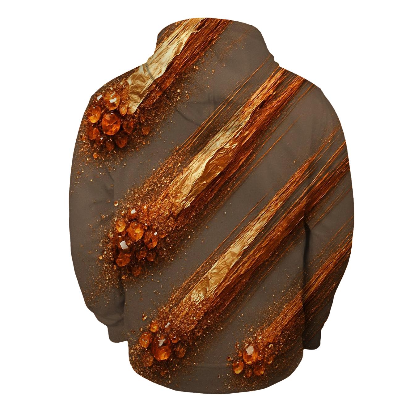 Bronze Meteor Trail lightweight hoodies