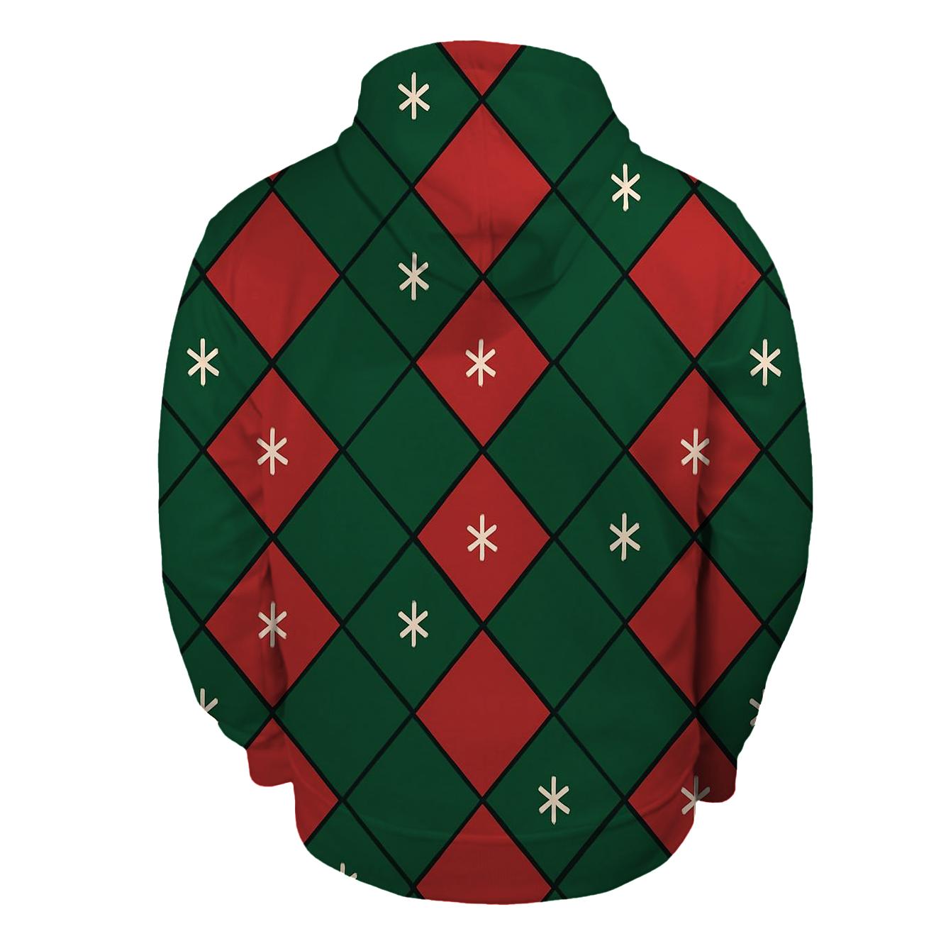 Diamond Snowgrid graphic hoodies