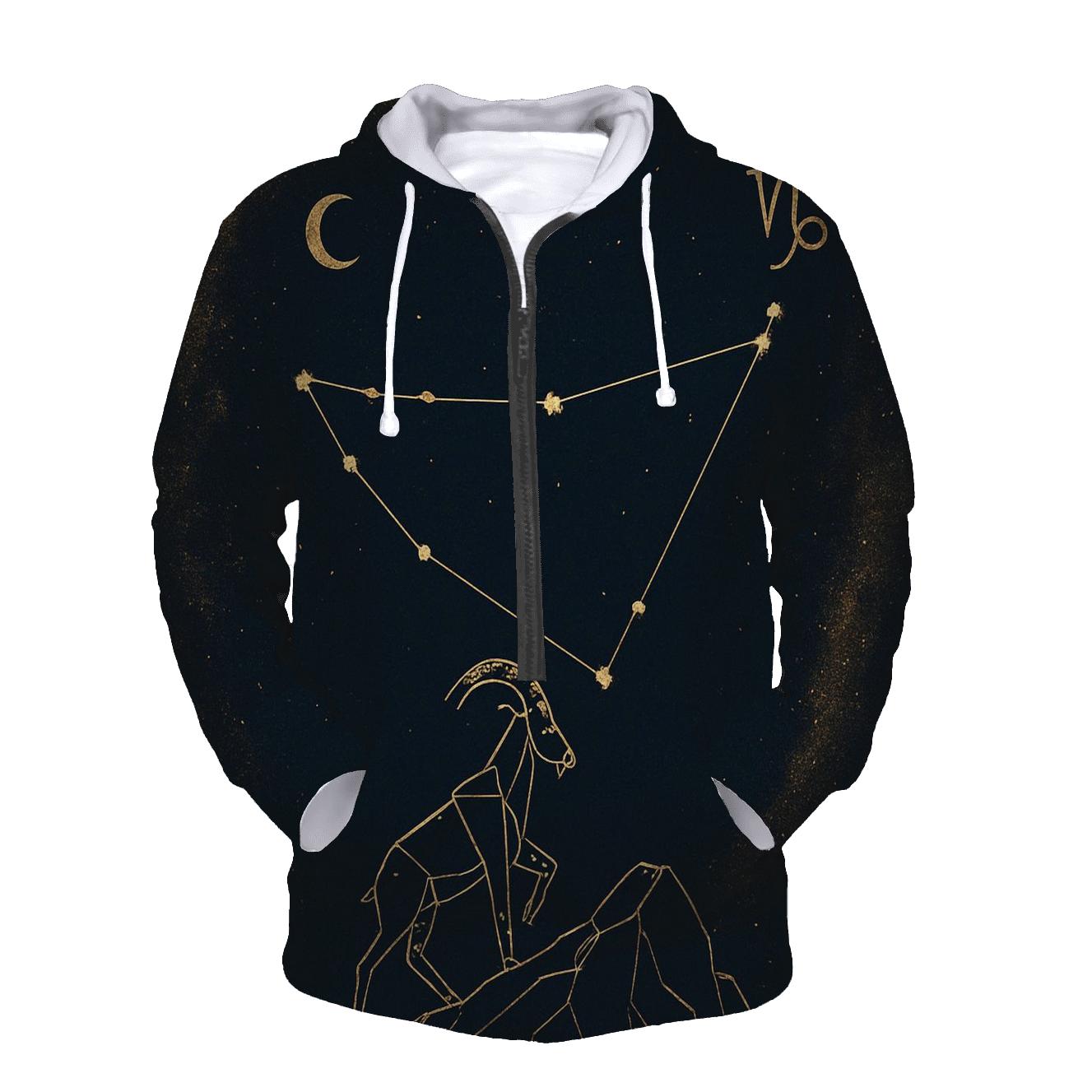 Capricorn Mountain Goat Nebula hoodie trends