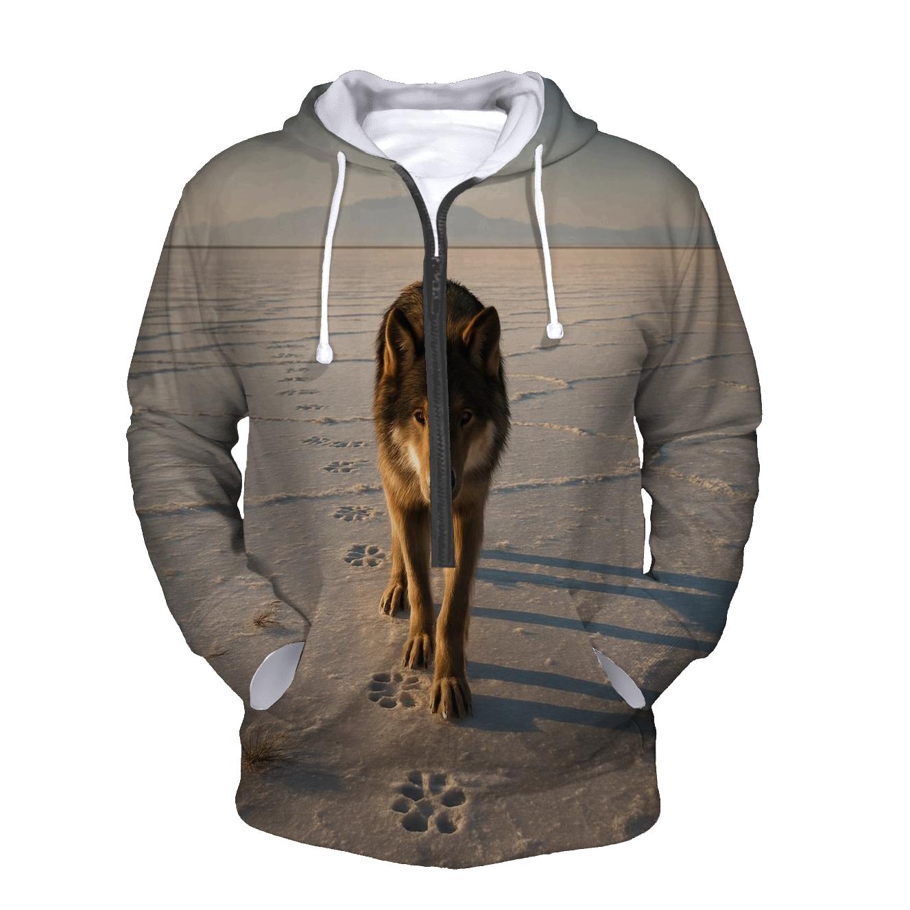 Crossing The Salt Flats premium hoodies