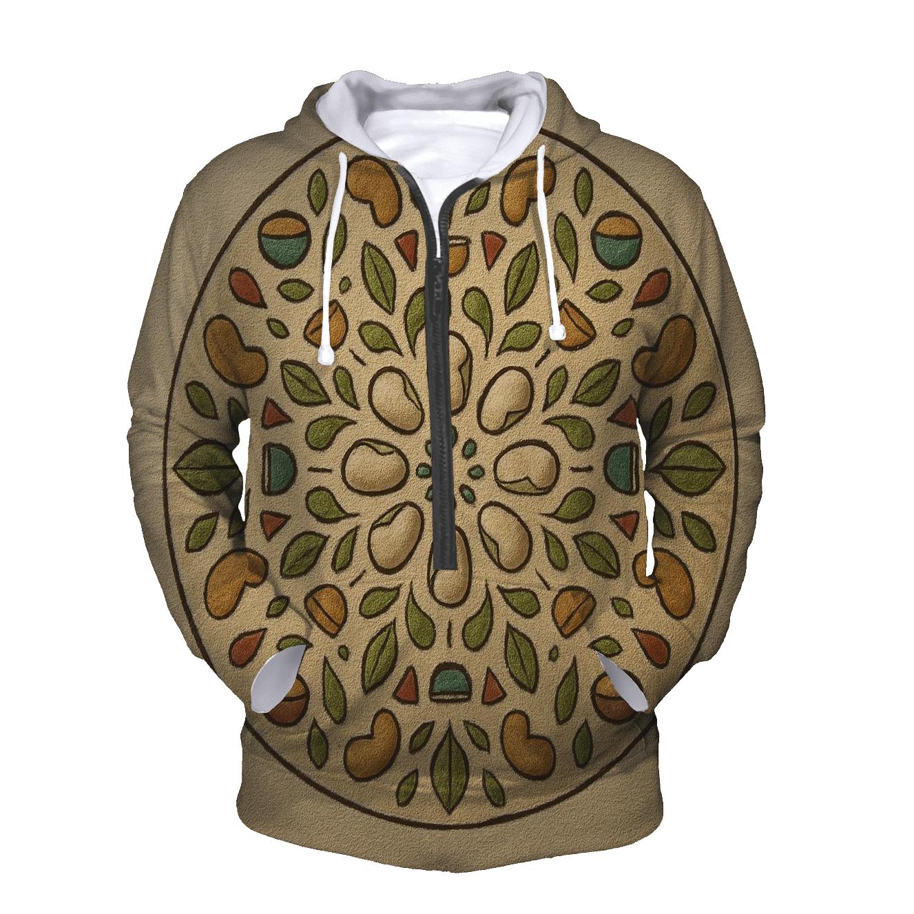 Bean Mandala Convergence custom hoodies