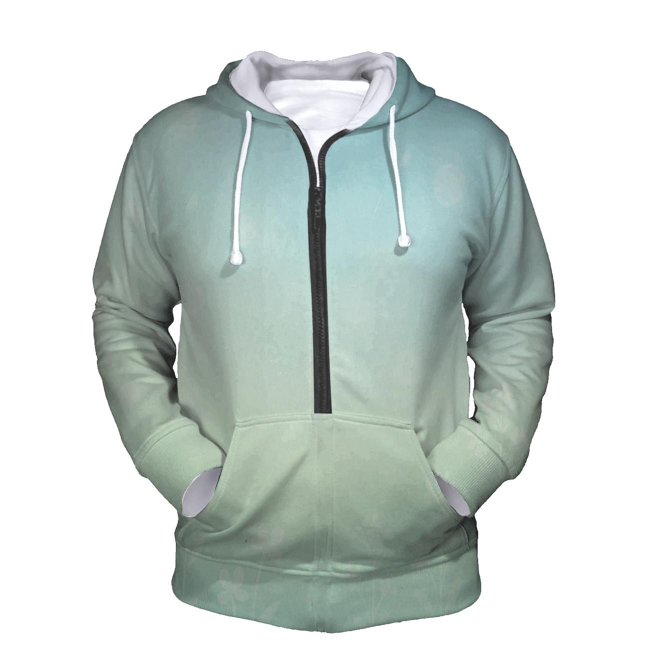 Meadow Sky Drift zip-up hoodies