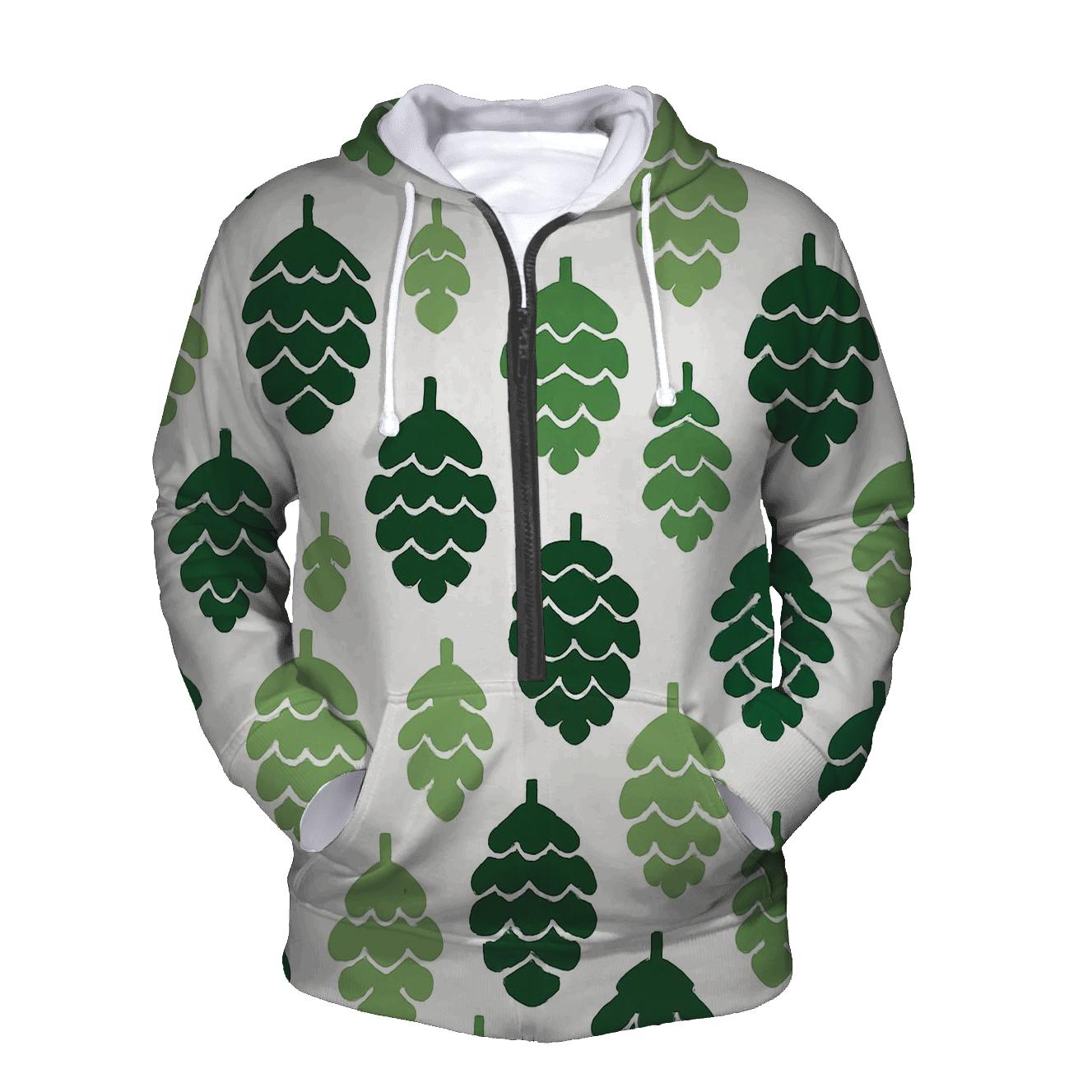 Pinecone Cascade designer hoodies