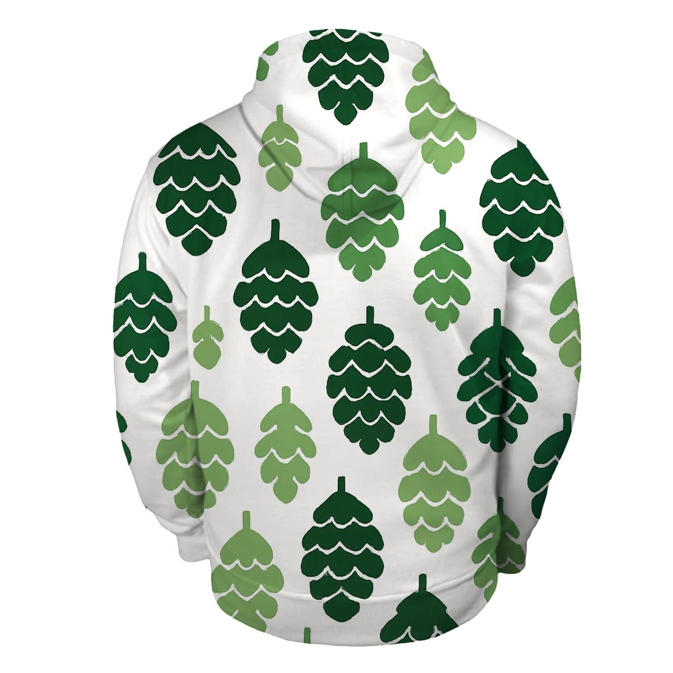 Pinecone Cascade designer hoodies