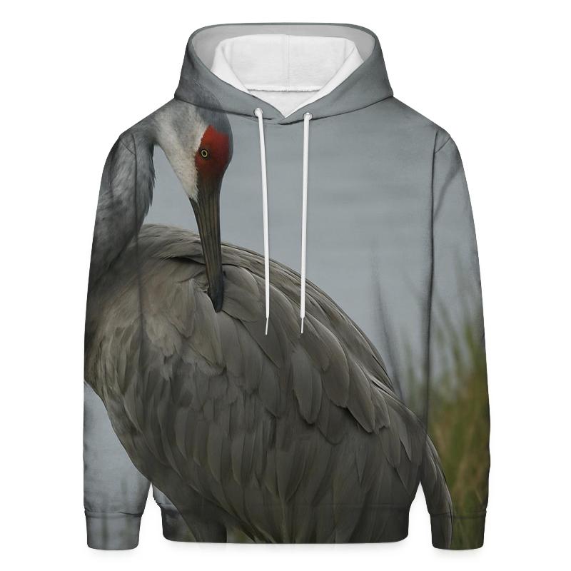 Murmuration Edge Sandhill Crane hoodie designs