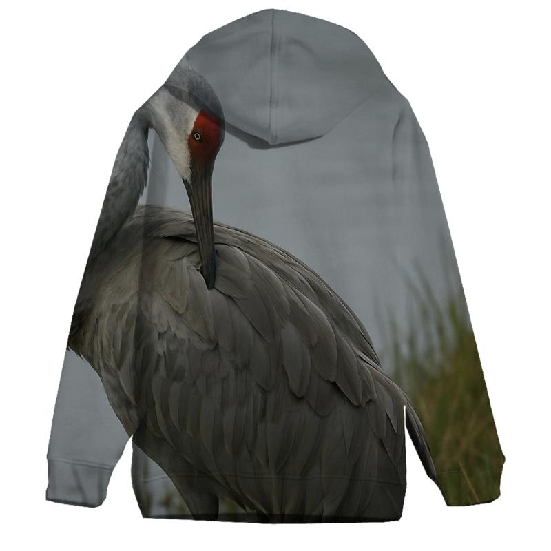 Murmuration Edge Sandhill Crane hoodie designs