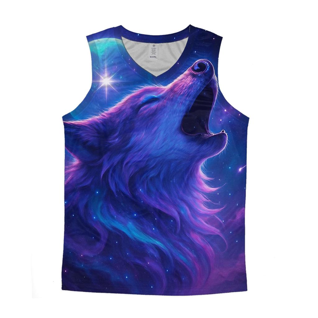 Nebula Howl personalized athletic tanks