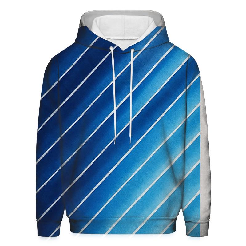 Indigo Arashi Diagonals designer hoodies
