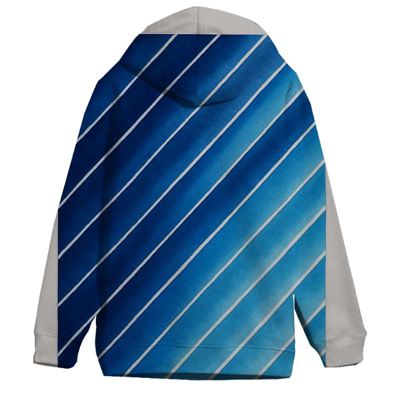 Indigo Arashi Diagonals designer hoodies