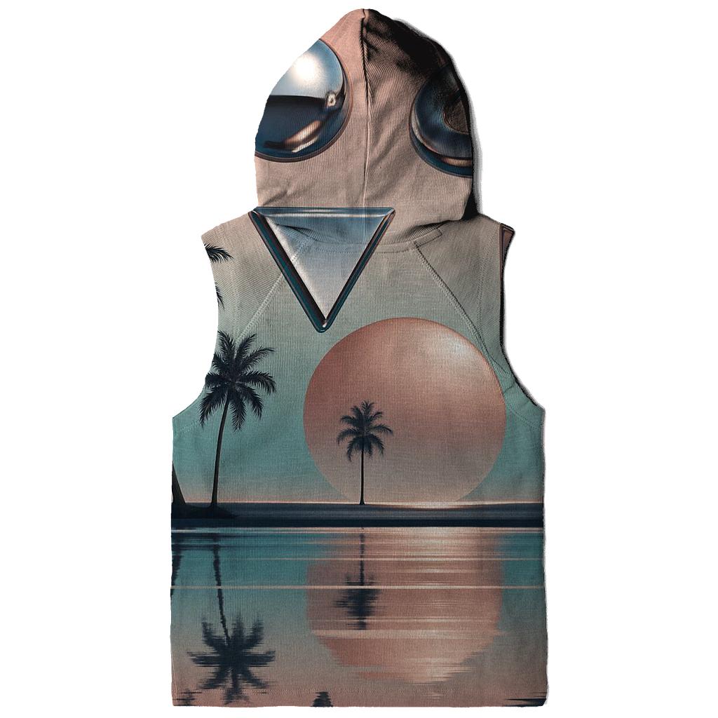 Chrome Mirage Sunset custom hoodies