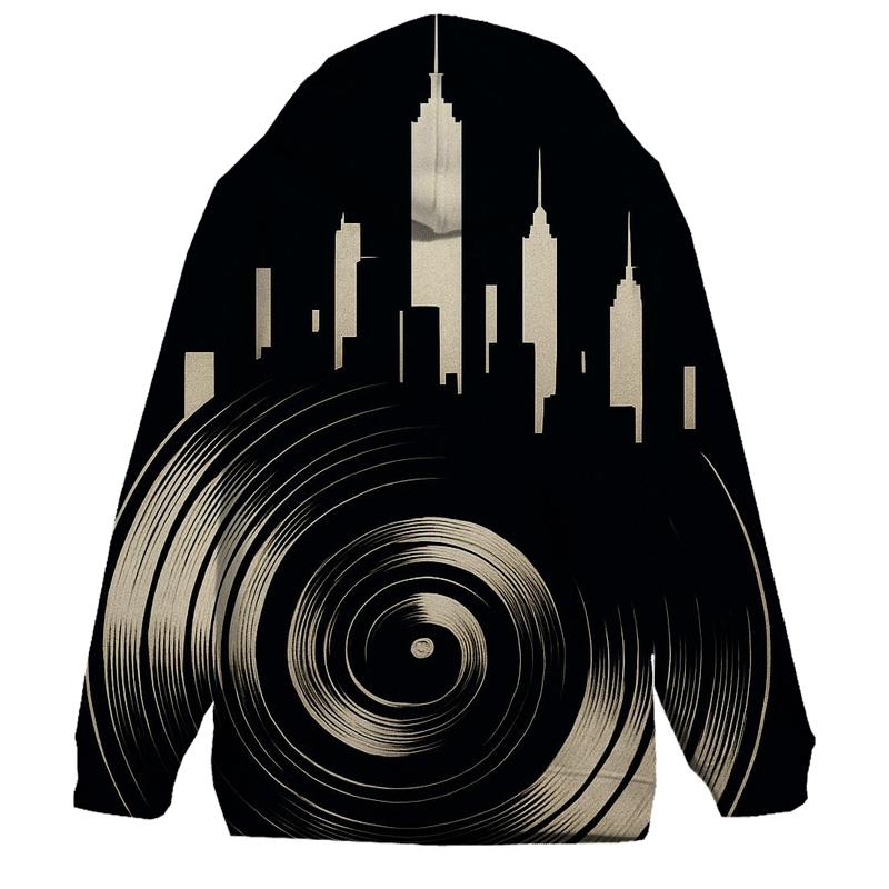Vinyl Spiral Skyline hoodie designs
