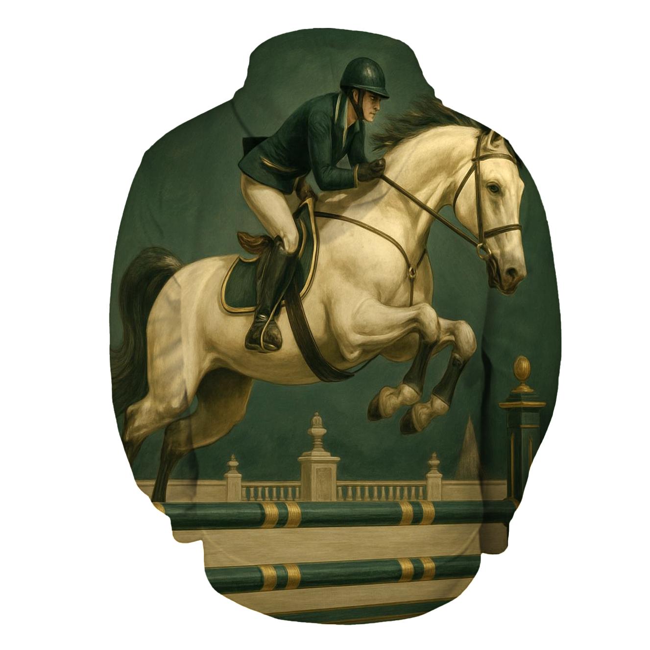 Equestrian Jump Elegance pullover hoodies