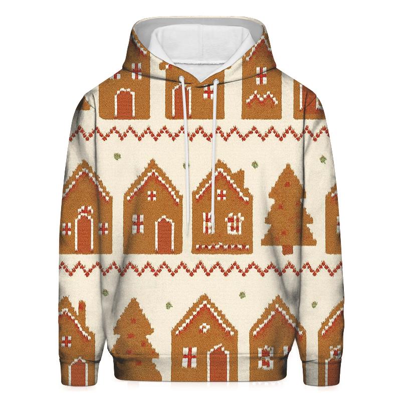 Gingerbread Village Parade Design hoodies fashion