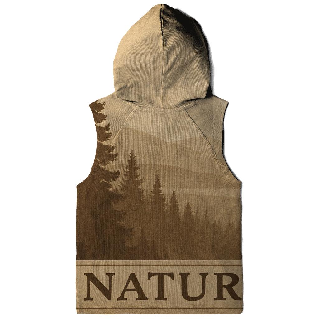 Sepia Forest Landscape premium hoodies