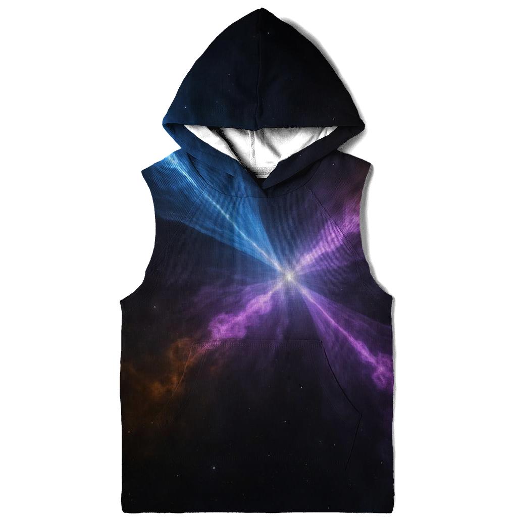 Bipolar Jet Outflow Pillars embroidered hoodies