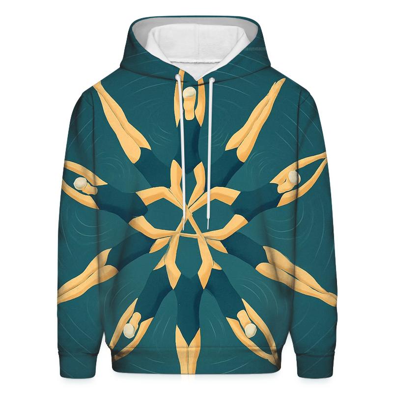 Synchronized Swim Silhouettes custom hoodies