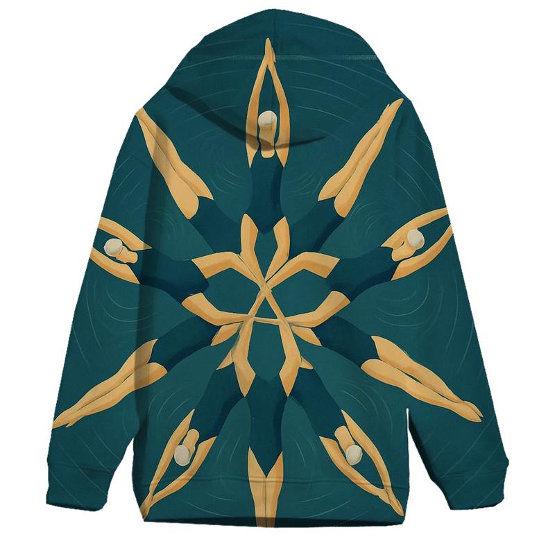Synchronized Swim Silhouettes custom hoodies