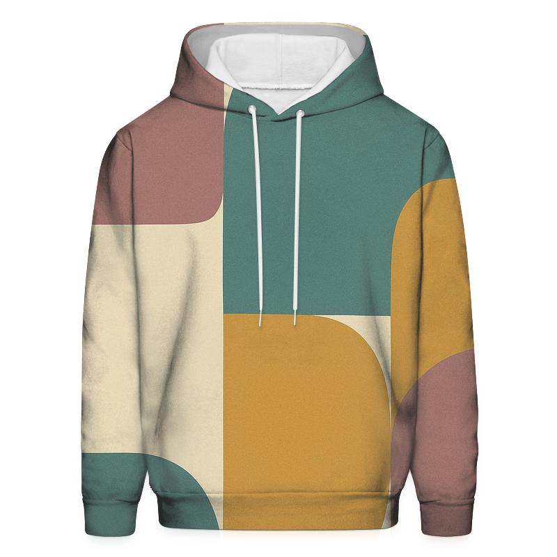 Velvet Abstract Blocks graphic hoodies