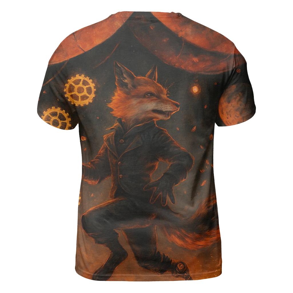 Clockwork Fox Carnival unique graphic print tees